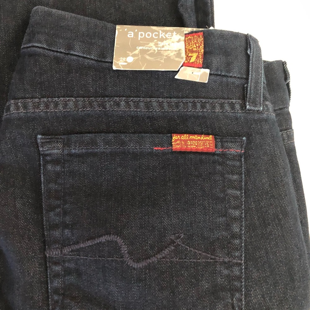 Authentic 7 For all Man Kind Flare Leg Size 29 NWT